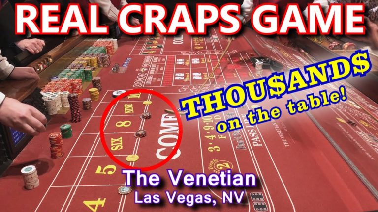 WATCH A HIGH-ROLLER PLAY! – Live Craps Game #53 – The Venetian, Las Vegas, NV – Inside the Casino – Roulette Game Videos