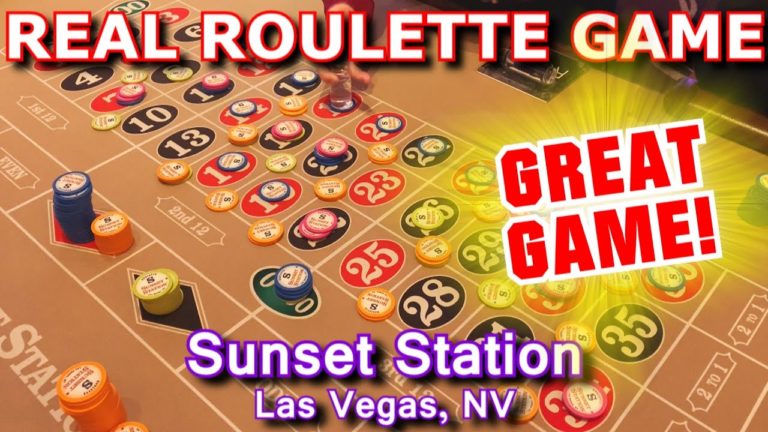 I LOVE ROULETTE!! – Live Roulette Game #33 – Sunset Station, Las Vegas, NV – Inside the Casino – Roulette Game Videos