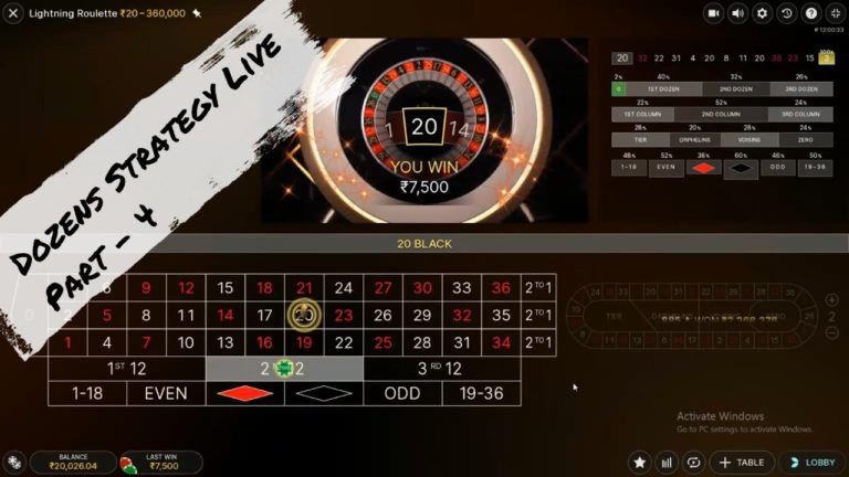 Live Roulette Gamer I Dozens Strategy (Part — 4) I Quick & Huge Profits I Roulette Tricks I Telugu – Roulette Game Videos