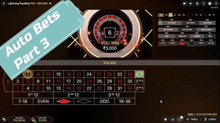 Balaa Live Gamer I Roulette Auto Bets Strategy (Part – 3) I Quick Profits I Roulette Tricks I Wins – Roulette Game Videos